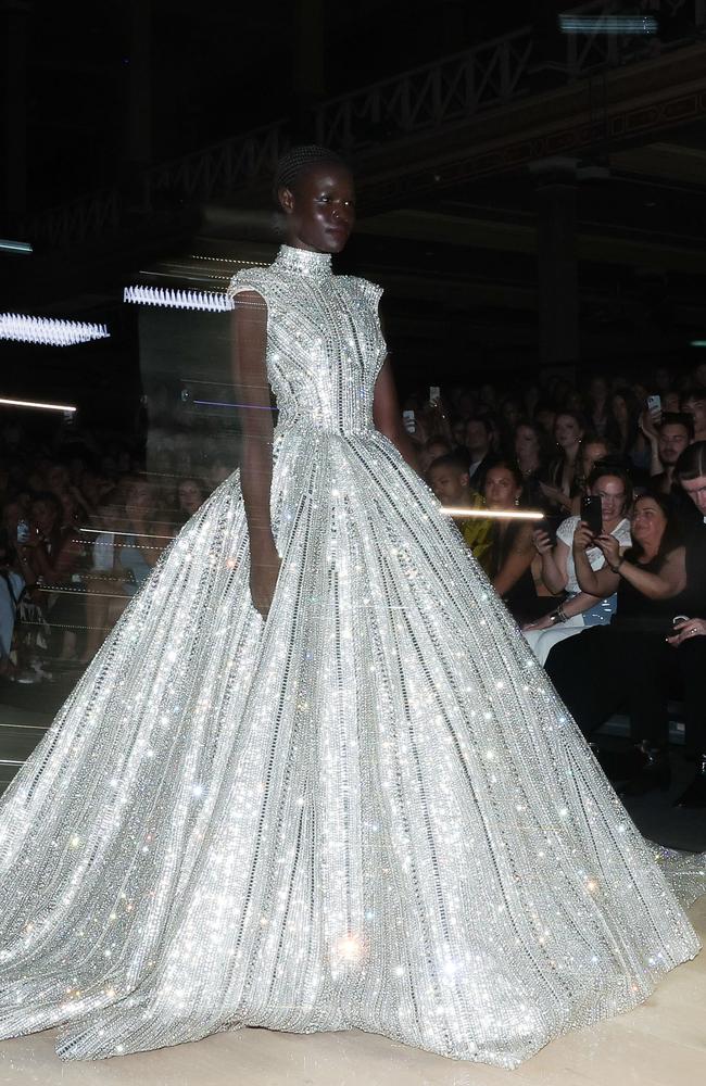 The showstopping $1.2m dress. Picture: Supplied