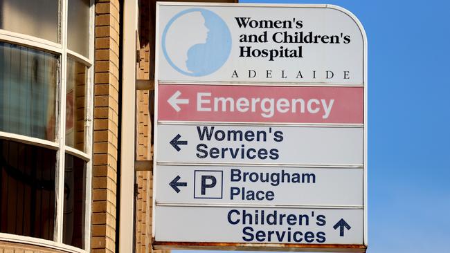 The incident occurred on March 12 at the Women’s and Children's Hospital in North Adelaide. Picture: NewsWire / Kelly Barnes