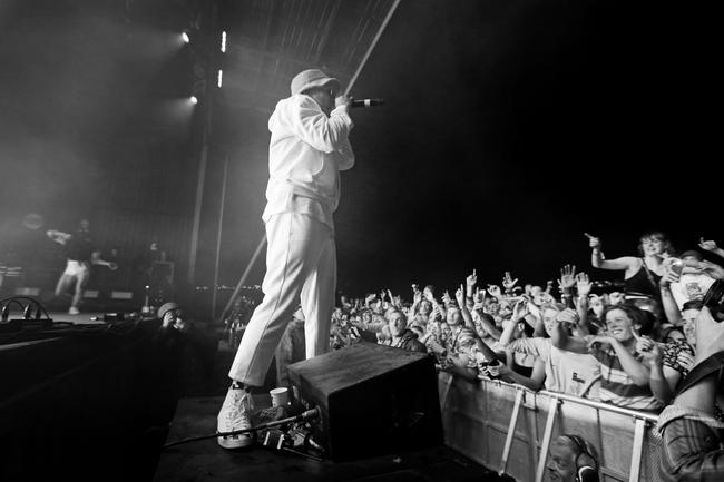 Anderson .Paak & The Free Nationals perform at the Marion Bay Falls festival. Picture: PATRICK GEE