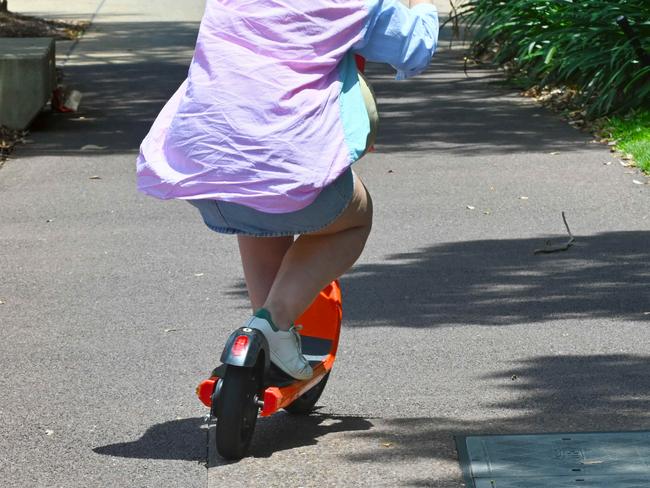 A lawyer has warned e-scooters are potential death traps. Picture: Julianne Osborne