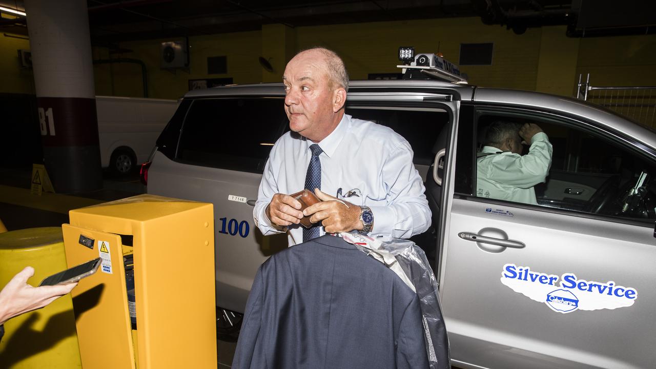 Daryl Maguire arrives at the ICAC carpark. Picture: Dylan Robinson