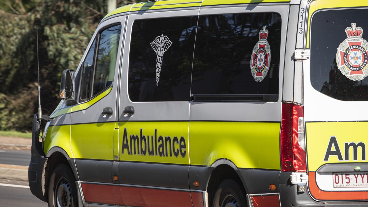 Man cut from car after crash near Rockhampton