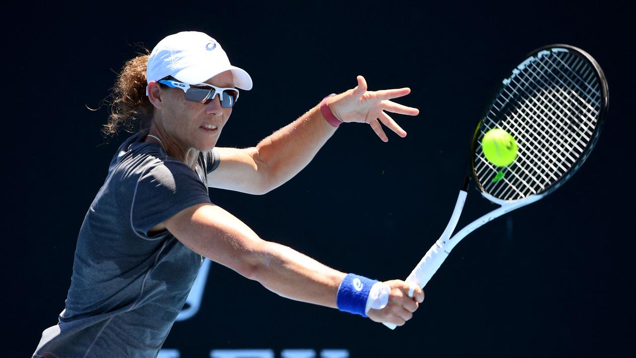 Sam Stosur will play her final singles tournament at this year’s Australian Open. Picture: AFP