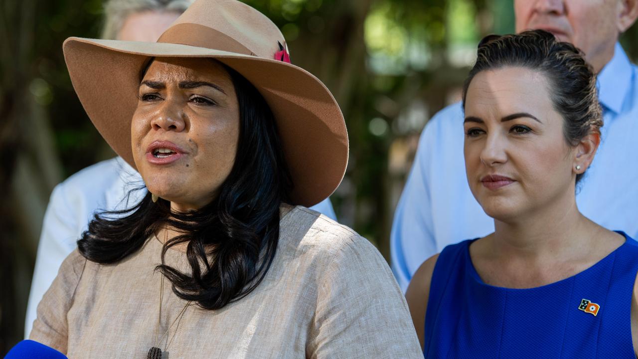 NT Senator Jacinta Price and NT Opposition Leader Lia Finocchiaro supported the curfew, but said it was not a fix to the Territory’s crime problem. Picture: Pema Tamang Pakhrin