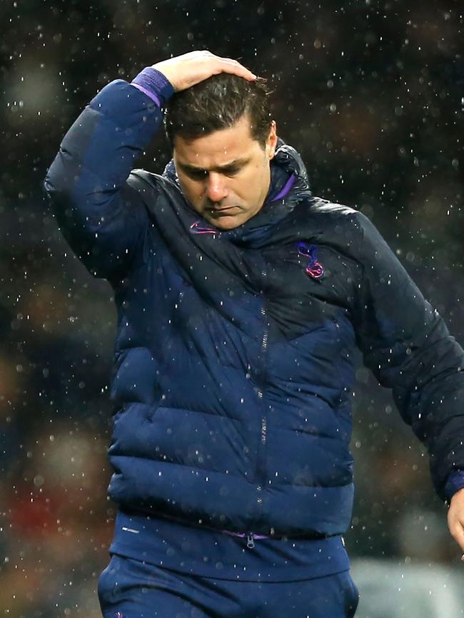 And it ended in tears for Mauricio Pochettino as well. Picture: AFP