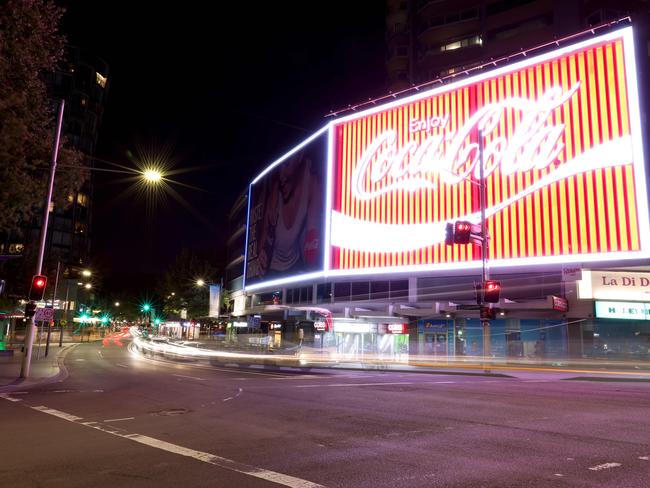 Sydney at night is a shadow of its former self. Picture: Damian Shaw