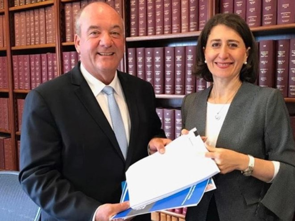 File picture of Gladys Berejiklian and Daryl Maguire.