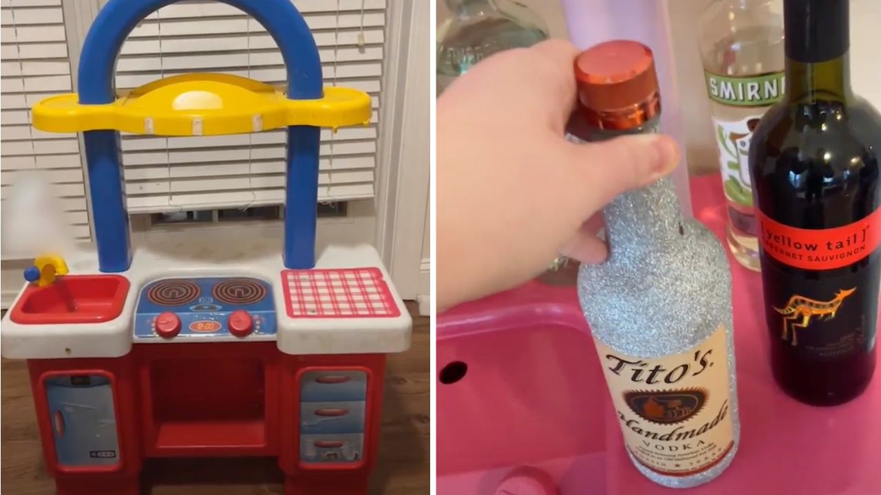 Toy kitchen hack Savvy woman transforms popular toy into adult