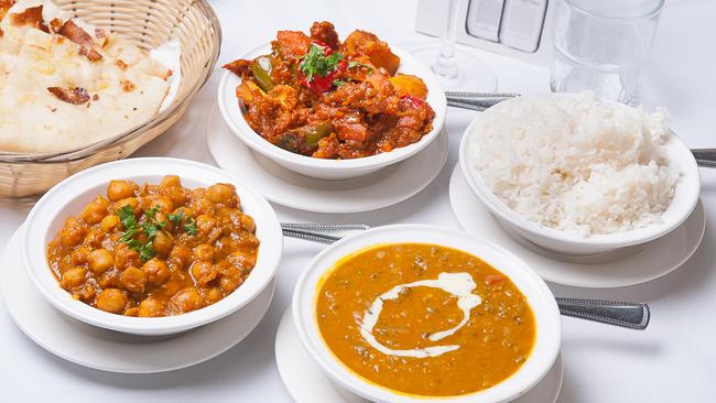 Selection of curries at The Standpipe Hotel, Port Augusta Picture: Supplied