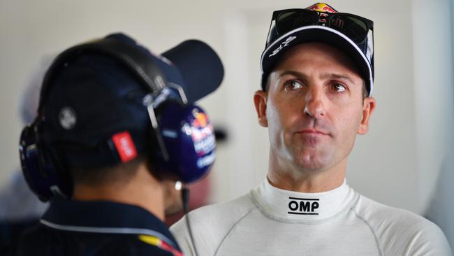 Jamie Whincup finished the opening race of 2018 in sixth place.