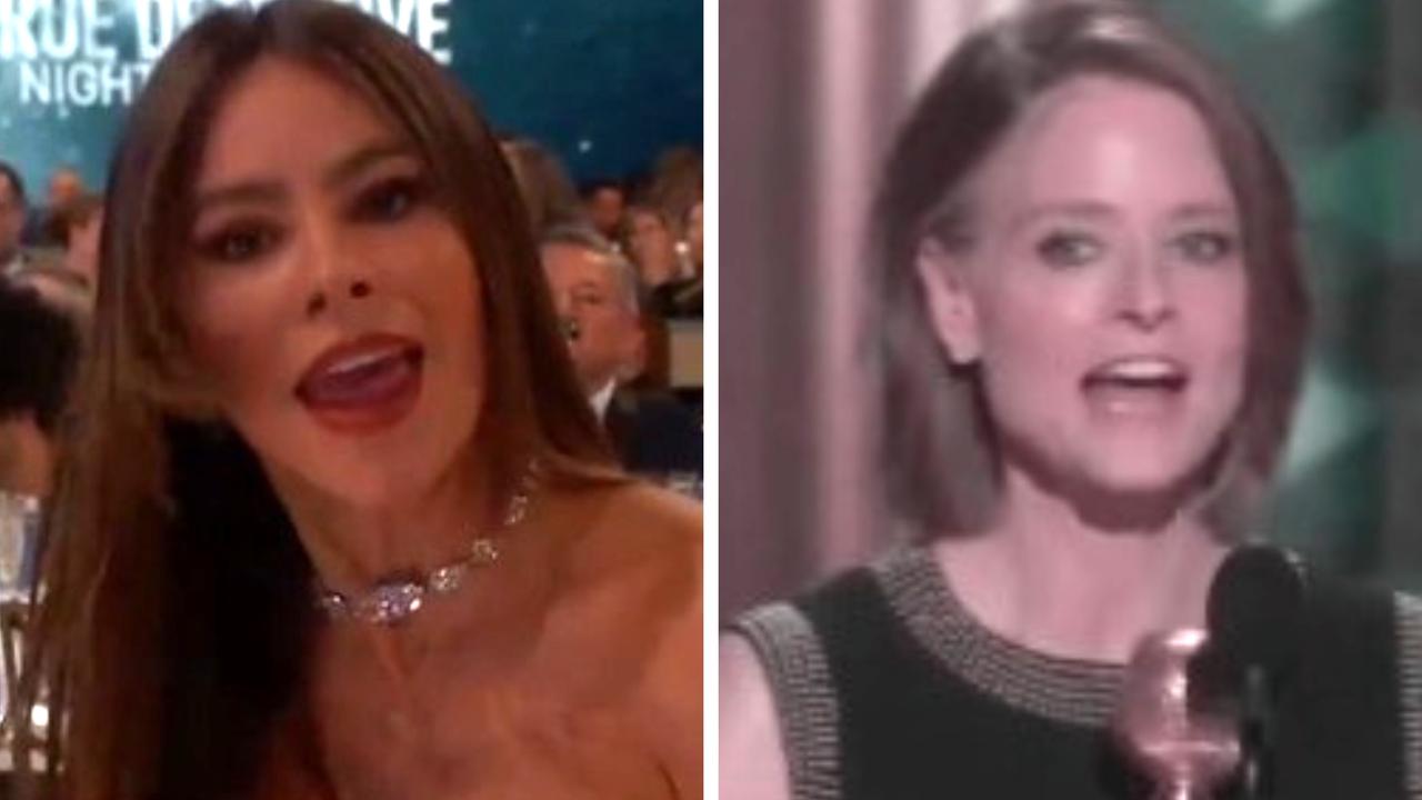 Sofia Vergara heckles Golden Globe winner