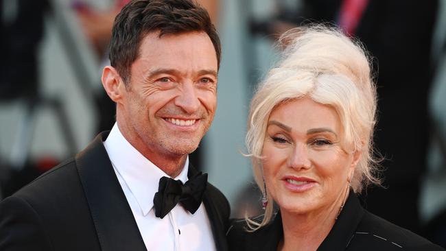 Hugh Jackman and Deborra-Lee Furness attend The Son red carpet at the 79th Venice International Film Festival on September 7, 2022 in Venice, Italy. Picture: Getty Images