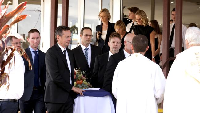 At the State Funeral Service for Mike Ahern AO, at Our Lady of the Rosary Catholic Church, Caloundra, on Friday 25th August 2023 - Photo Steve Pohlner