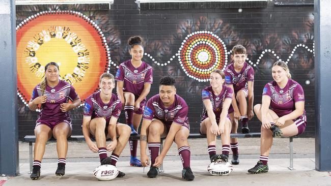 Beenleigh SHS gave it their best shot in Titans Schools League this season.(News Corp/Attila Csaszar)