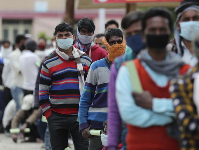 India's six-week coronavirus lockdown, which was supposed to end, has been extended for another two weeks, with a few relaxations. Picture: AP