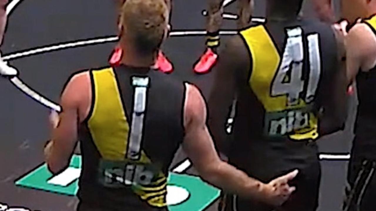 Richmond player Nick Vlastuin, as well as teammate Jayden Short, have apologised to Mabior Chol for groping the young ruckman.