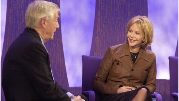 When Meg met Parky: I’ll have what she’s having. Picture: BBC