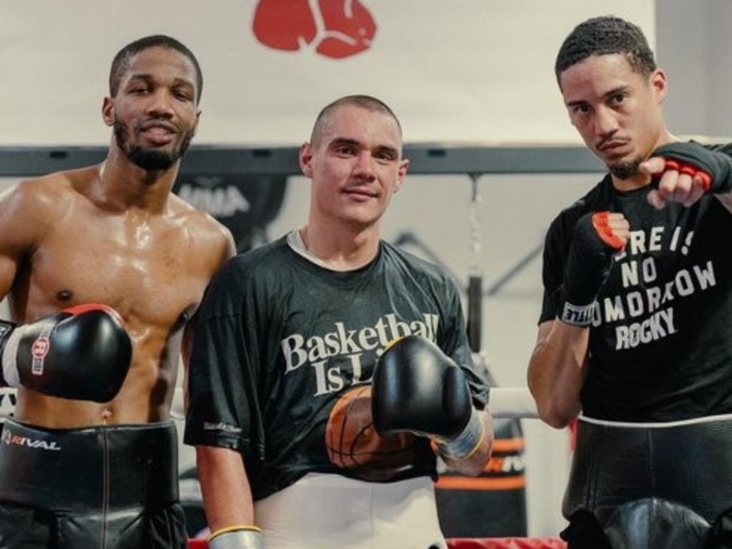 Tim Tszyu has drafted in some new sparring partners ahead of his bout against Sebastian Fundora. Picture: Supplied