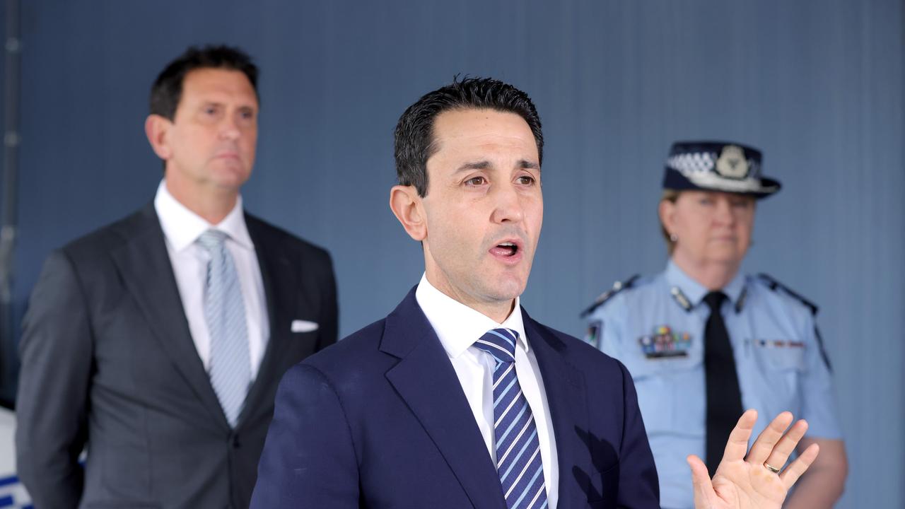 Queensland Premier David Crisafulli introduced a new bill on April 1 aimed at tougher penalties for young offenders. Picture: Steve Pohlner