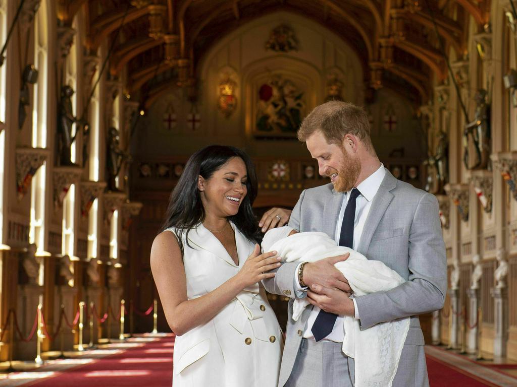 The couple plan to make a new life for themselves and baby Archie in Canada. Picture: AP