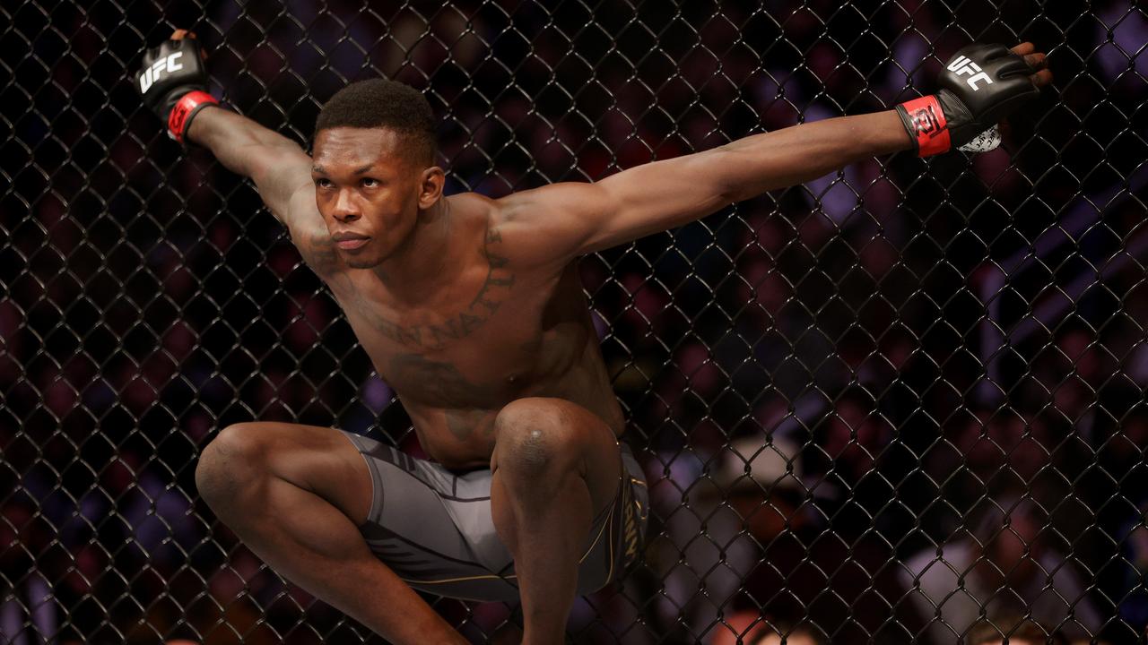UFC middleweight campion Israel Adesanya will look to defend his crown at UFC276 in Las Vegas this weekend. (Getty Images)