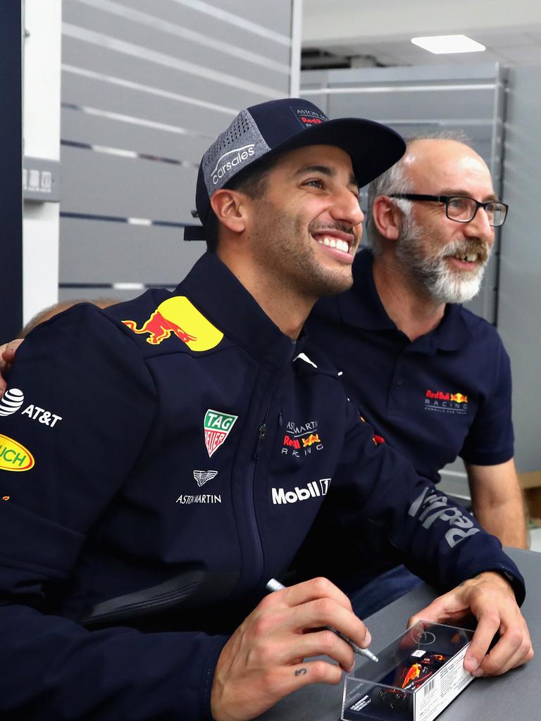 Ricciardo has waved goodbye to Red Bull.