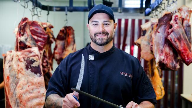 Meat the boss: Victor Bonacci from Victory Meats in Broadford. Picture: Chloe Smith