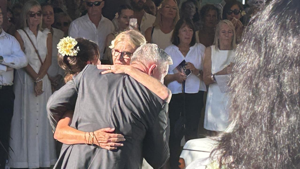 Hundreds gathered at Greenway Memorial Chapel on April 11, 2025, the funeral of Audrey Griffin, 19, who was found dead in Erina Creek on March 23 after a night out. Picture: NewsLocal