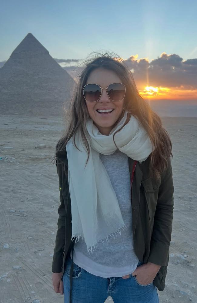 Liz Hurley in Egypt. Picture: Instagram.