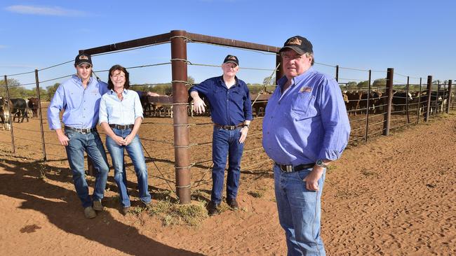 Viv Oldfield and family via Crown Point Pastoral purchased the Ruby Plains, Sturt Creek, Innamincka Station, Macumba Station and the Phoenix Park feedlot in the last 12 months. Picture: Chloe Erlich