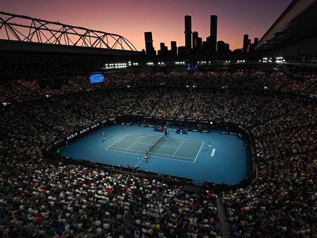 Melbourne hosts the Australian Open tennis. Picture: AFP