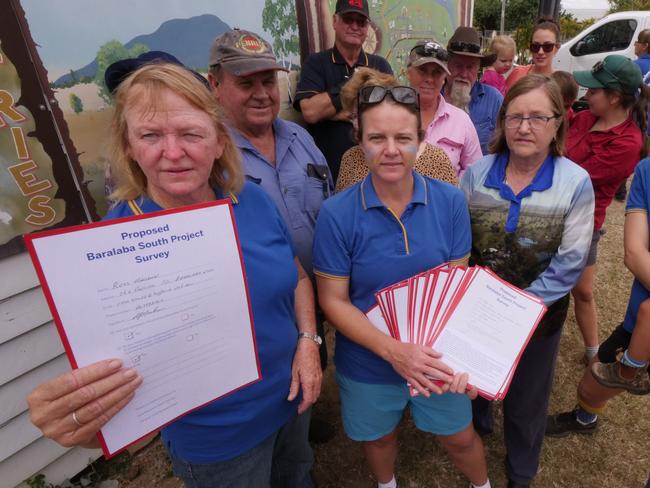 Save the Dawson group members with a survey about the Baralaba coal mine proposal that was distributed to the local community.