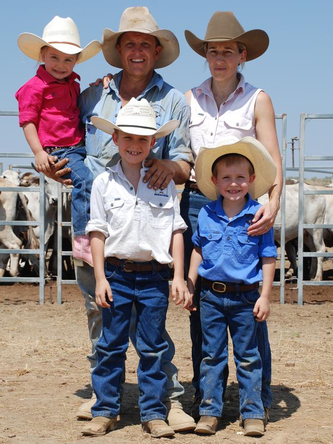 L to R: Sophie, Dougal, William, Emily and Lachlan Brett at Waterloo Station in 2014. Picture: Berin McCoy