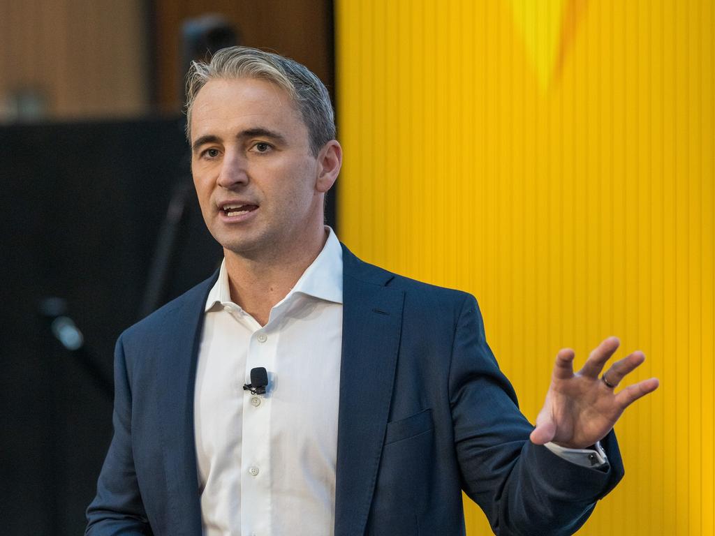Commonwealth Bank CEO, Matt Comyn at the Reimagining Banking Briefing 17-05-2022. Source: Supplied