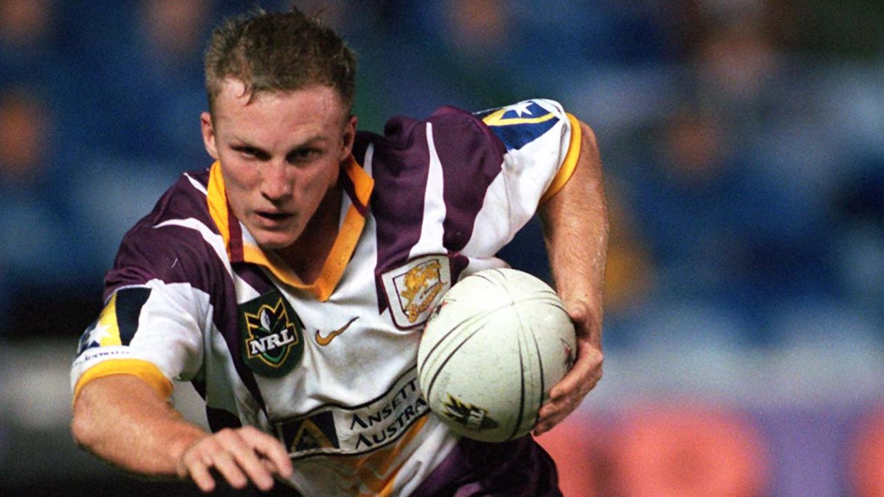 Darren Lockyer in his days playing for the Brisbane Broncos. Picture: NRL Photos.