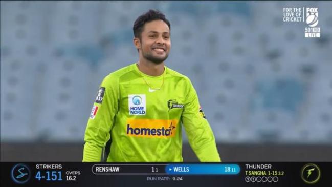 Wicket: Adelaide Strikers, Jon Wells - 23 Jan 22