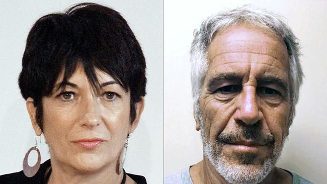 Ghislaine Maxwell and Jeffrey Epstein.