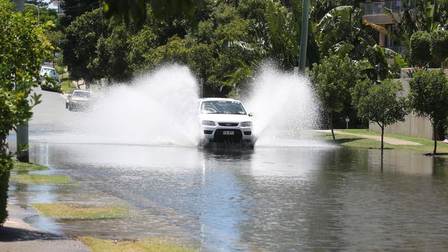 This road user was driving quickly through the water. Photo by Richard Gosling