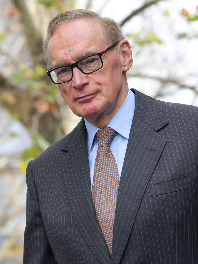 Former NSW Premier, Bob Carr at the Bryan Brown Theatre. Picture: Simon Bullard