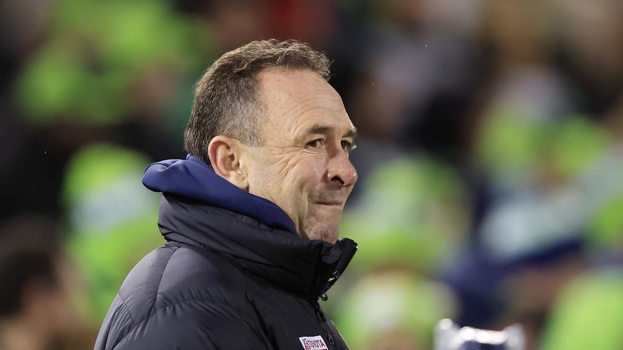 Ricky Stuart slapped down. (Photo by Mark Evans/Getty Images)