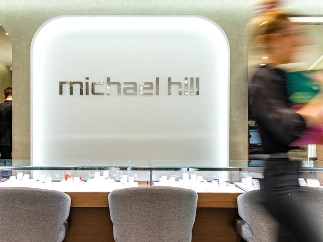 General photograph of Michael Hill Jewellers in Queen Street, Brisbane, Tuesday, November 5, 2019 (AAP Image/Richard Walker)