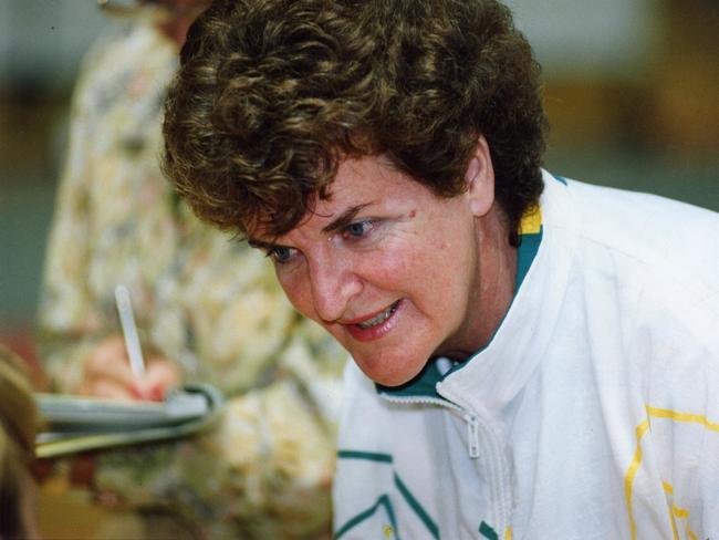 Triple world championship winning coach Joyce Brown in 1994.