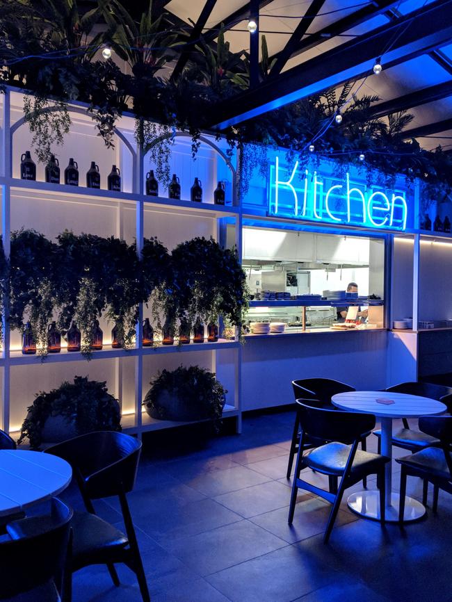 The kitchen, located behind the bar, serves up Japanese-inspired share plates.