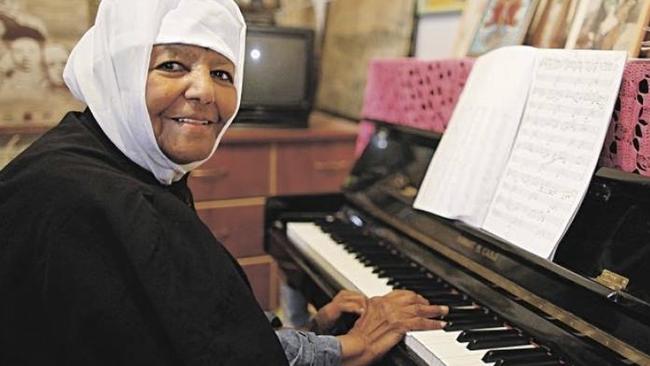 Emahoy Guebrou. the Ethiopian nun who became famous late in life for her piano compositions and virtuoso playing. Picture: Facebook