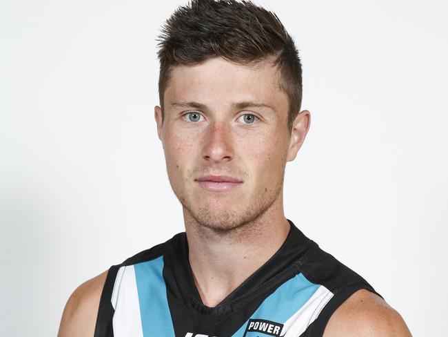 Johann Wagner during his time at Port Adelaide. Picture: Justine Walker