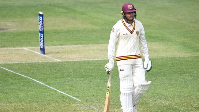 Usman Khawaja faces an uphill battle after a poor run of form. Picture: AAP/Dan Peled