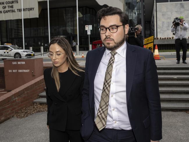 Bruce Lehrmann, the man accused of the sexual assault of former Liberal staffer Brittany Higgins. Picture: NCA NewsWire / Gary Ramage