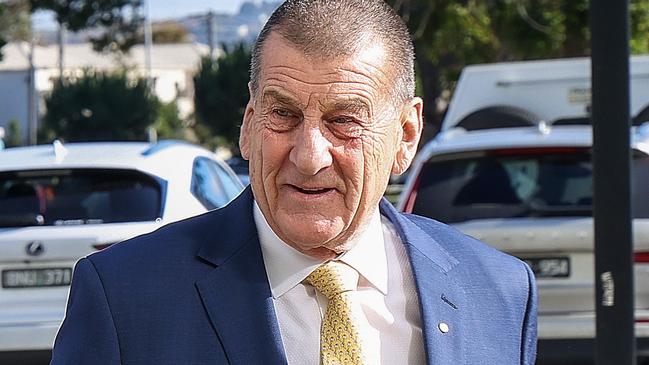 Former premier Jeff Kennett is no stranger to CFMEU protests. Picture: Ian Currie