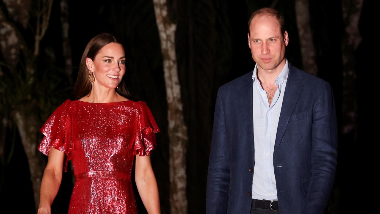 The Duke and Duchess of Cambridge attending a reception hosted by the Governor-general of Belize. Picture: Chris Jackson/Getty Images