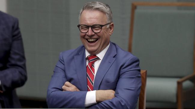 Joel Fitzgibbon in Question Time in the House of Representatives at Parliament House in Canberra. Picture: Sean Davey.